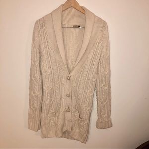 Wilfred Alpaca Wool Blend Cabled Cardigan